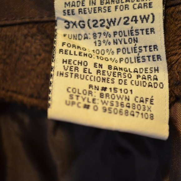 Weather Tamer Women's Size 22W/24W Winter Jacket - Picture 8 of 9